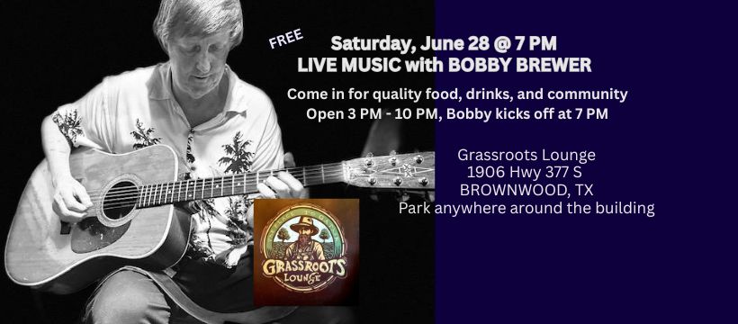 LIVE: Bobby Brewer at Grassroots Lounge