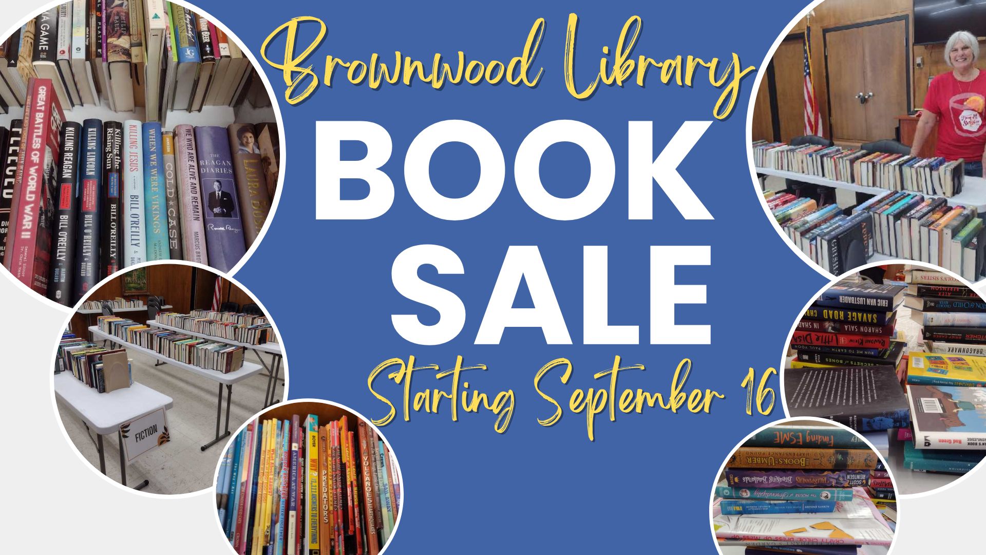 Book Sale at Brownwood Library