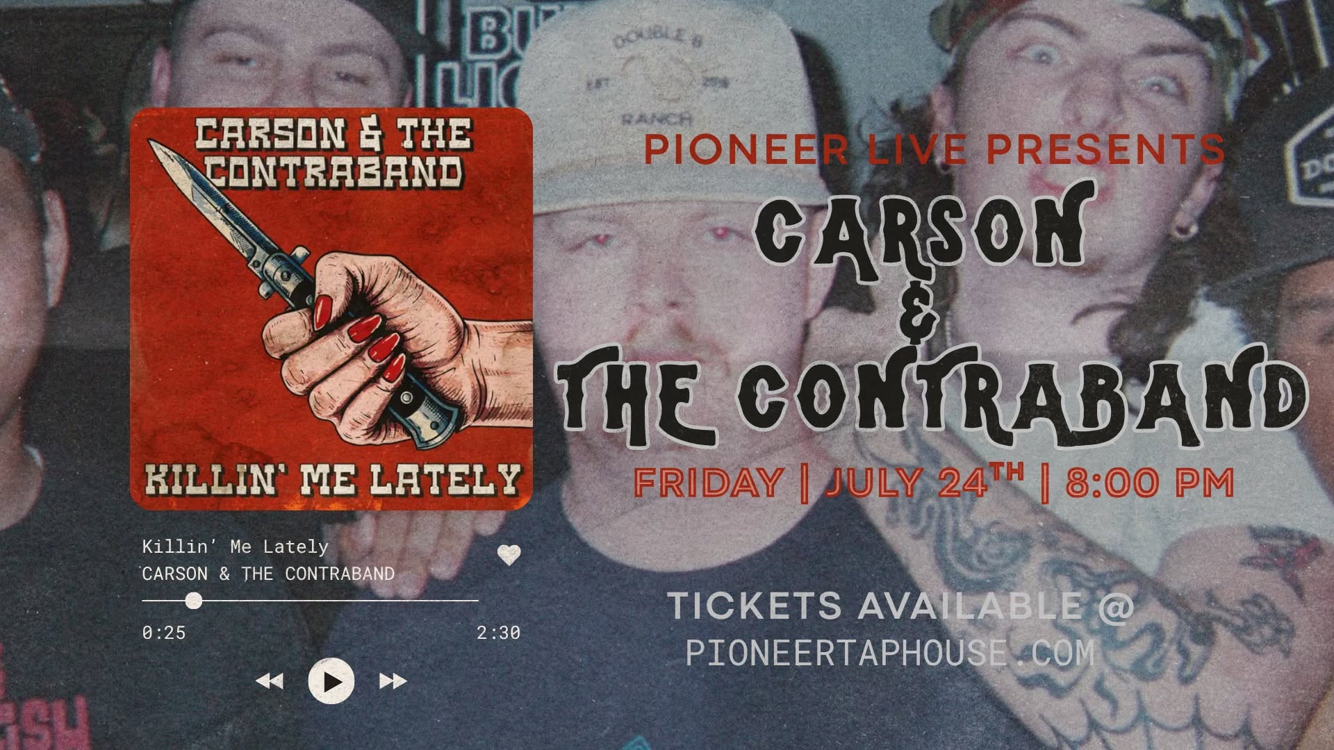 LIVE: Carson & The Contraband